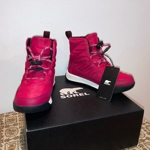 Sorel Little Girls Whitney II Lace Snow Boots - Waterproof, Insulated